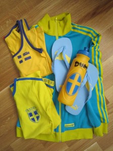 Egenkomponerad Sverige-outfit...
